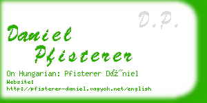daniel pfisterer business card